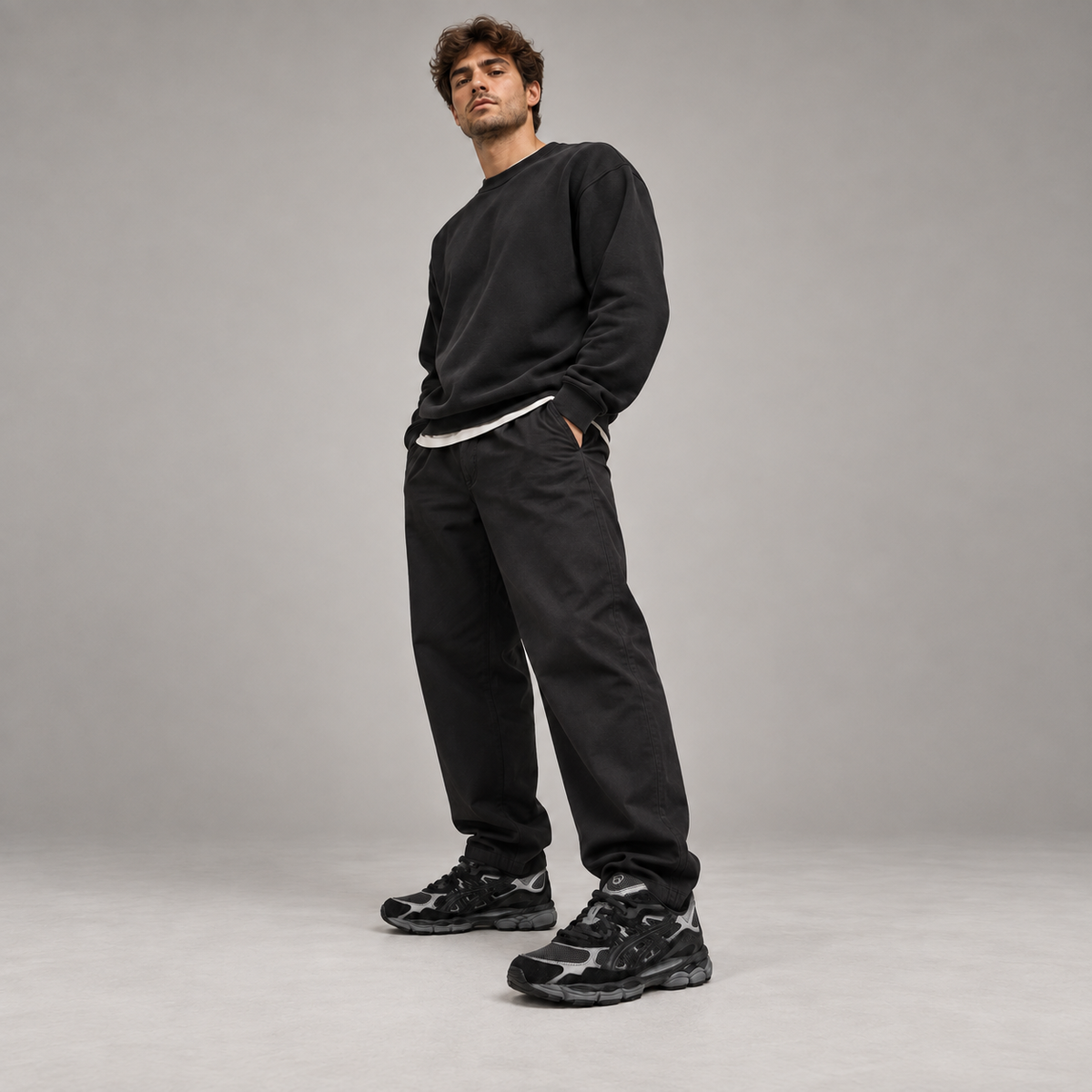 Gel-NYC Graphite Grey Black