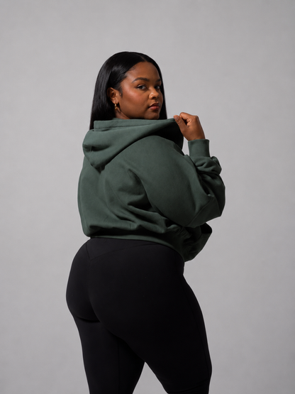 Threads Waist Zip Hoodie - Limon Pepino – Ansicht 3
