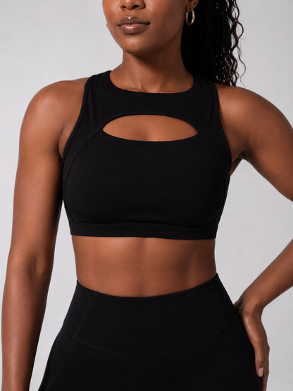 Sprint Her Sports Bra - Onyx Black – Ansicht 2