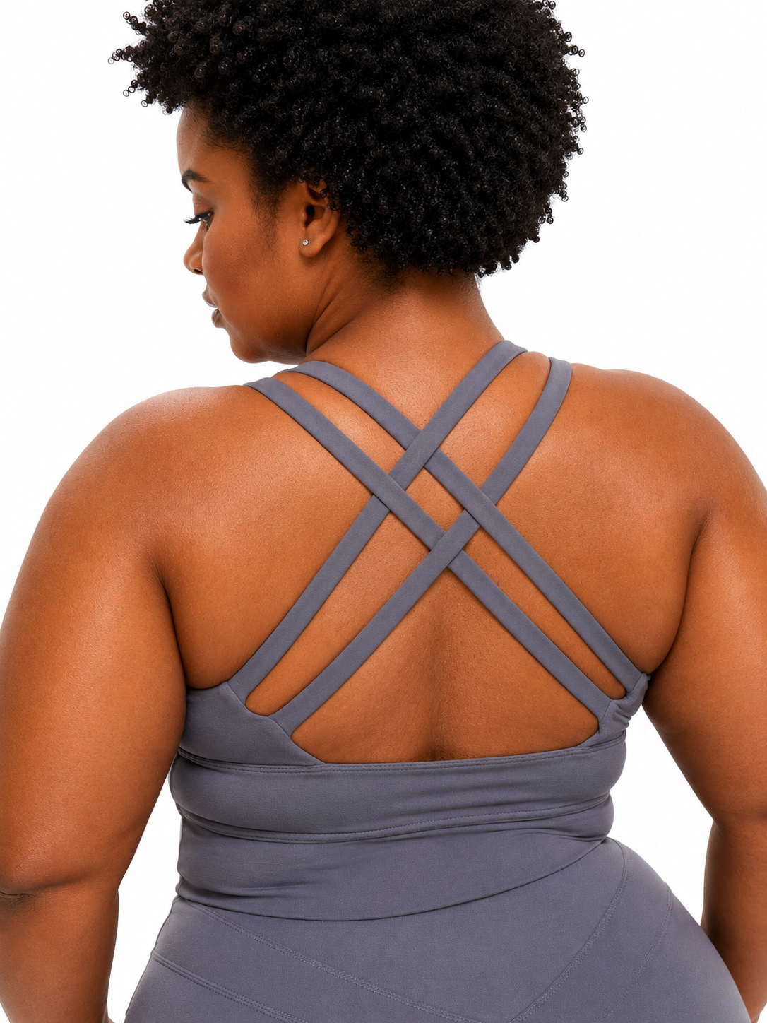 Rosa Sports Bra - Blue Steel – Ansicht 2