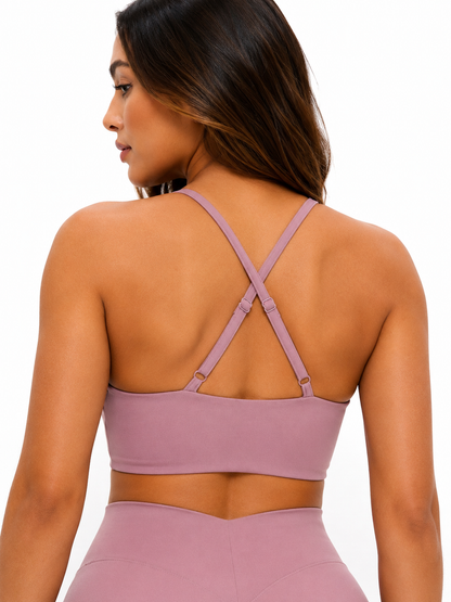 Poshknit Sports Bra - Rose Water – Ansicht 4
