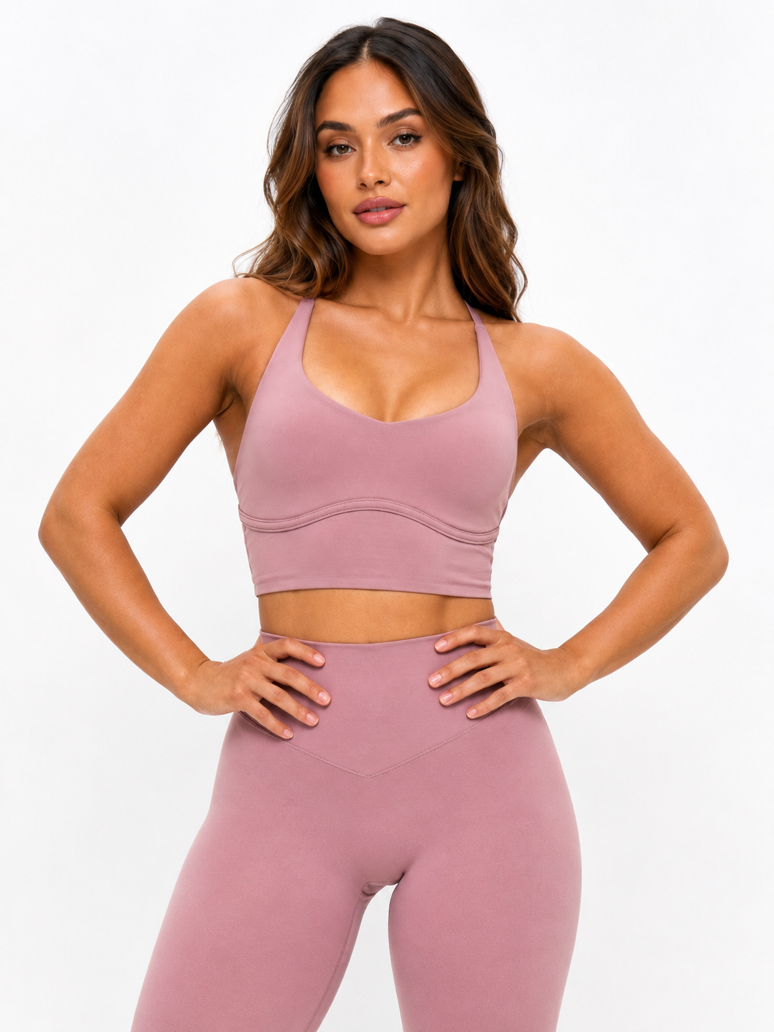 Poshknit Sports Bra - Rose Water – Ansicht 3