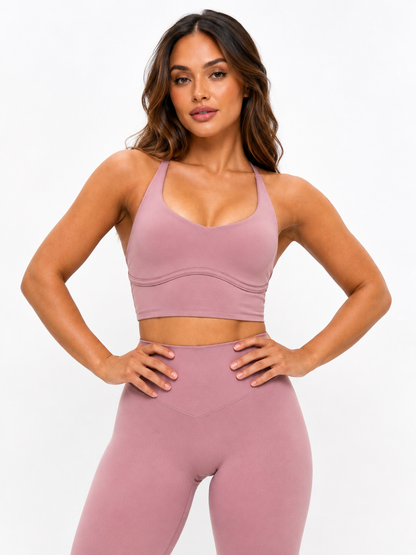 Poshknit Sports Bra - Rose Water – Ansicht 3