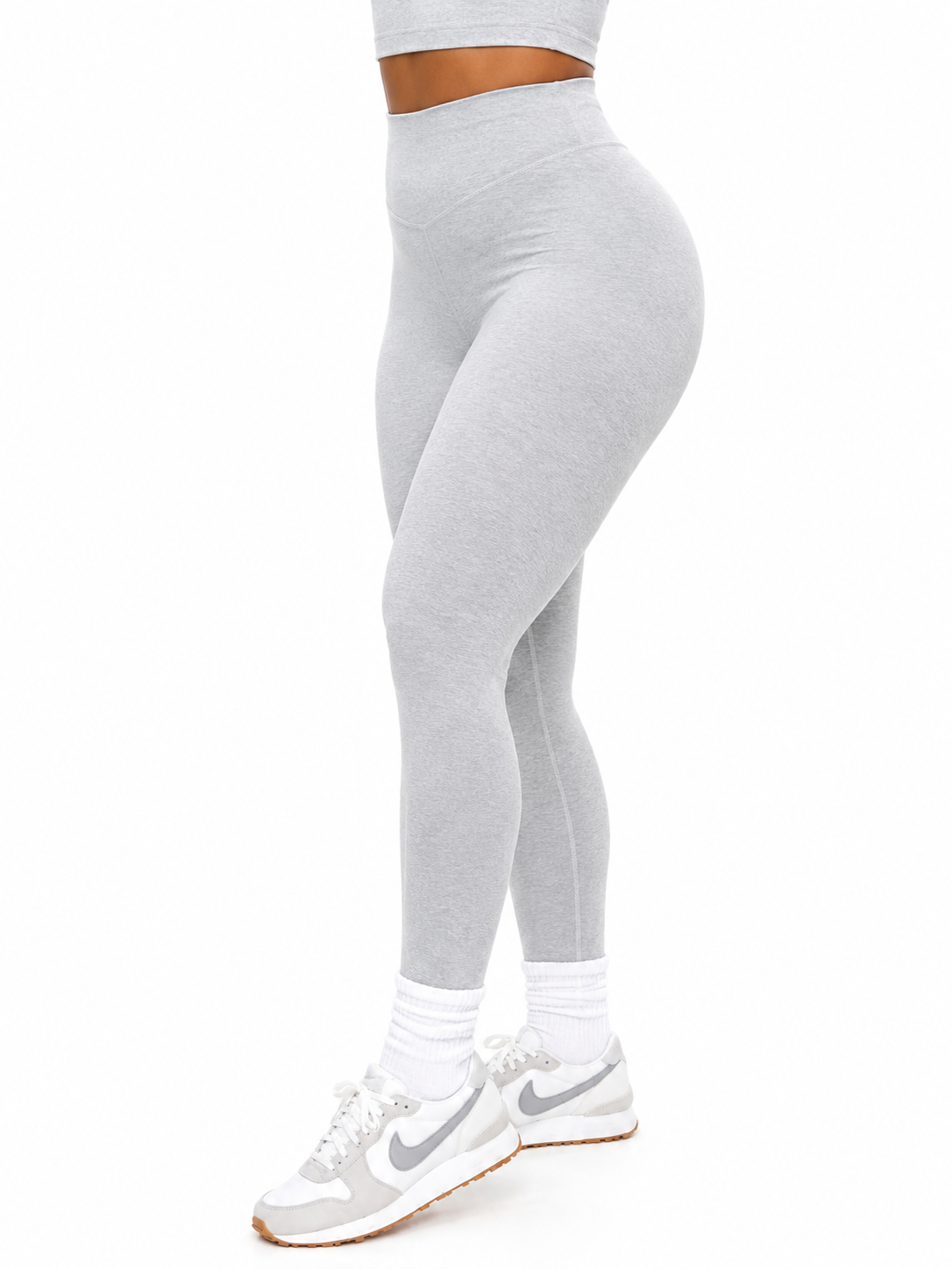 Dream Heathered Legging 26" - Heather Grey – Ansicht 2