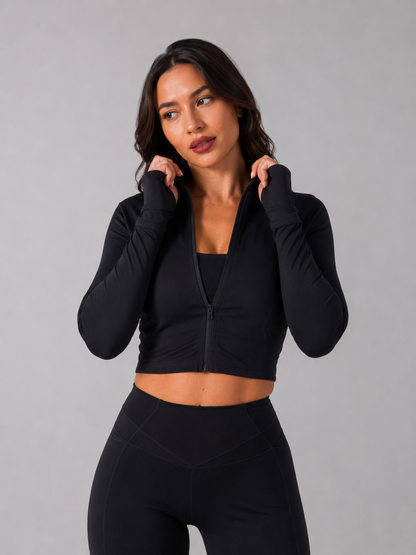 Phantom Waist Jacke - Onyx Black – Ansicht 1