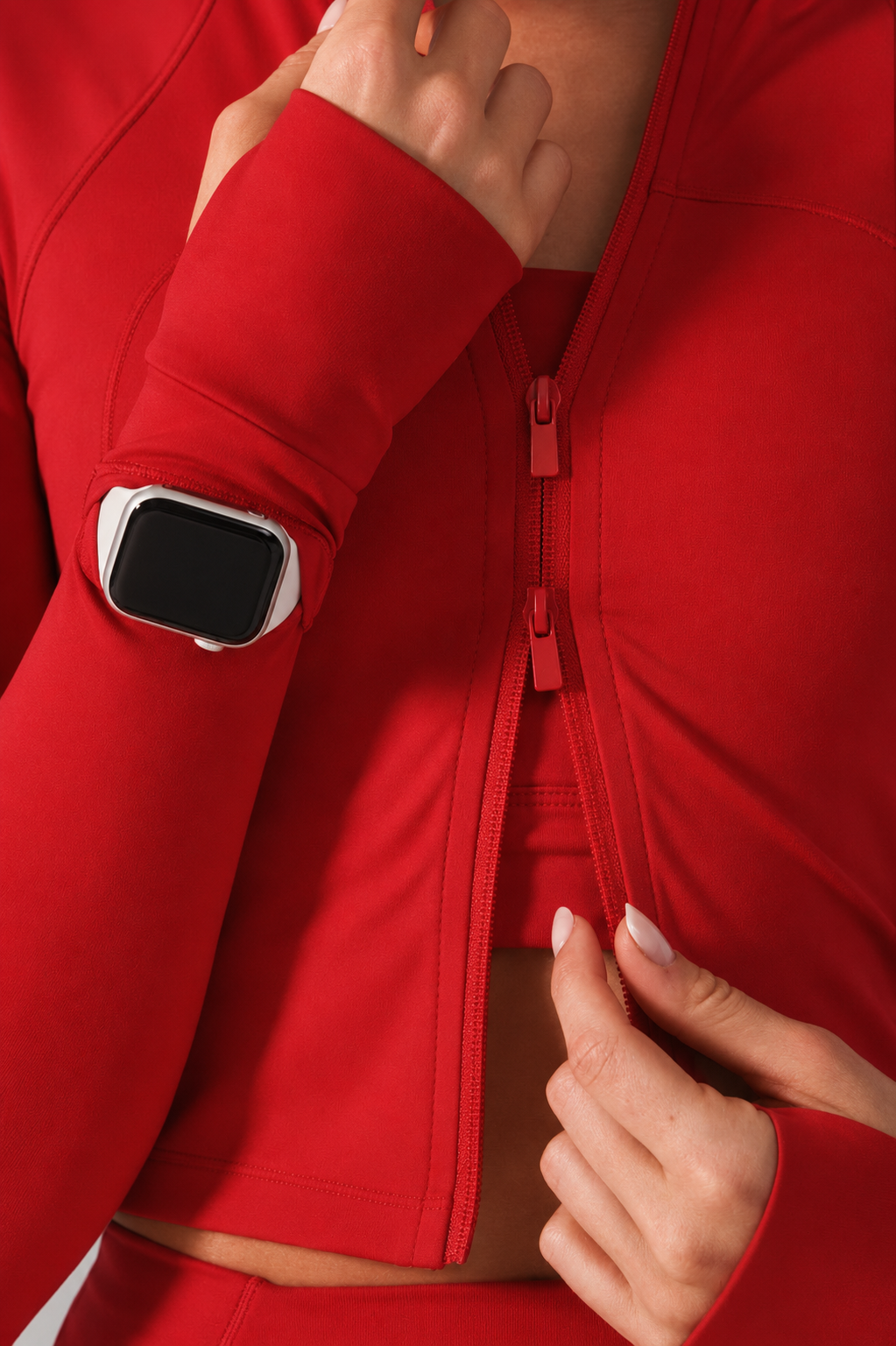 Phantom Waist Jacke - Lipstick Red – Ansicht 4