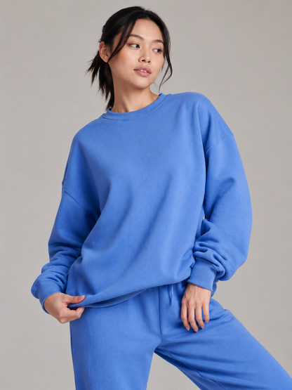 Threads Crew Pullover - Azul – Ansicht 1