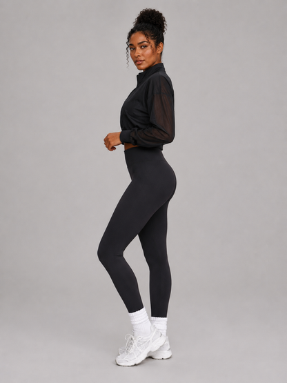 Exposed Mesh Jacke - Onyx Black – Ansicht 4