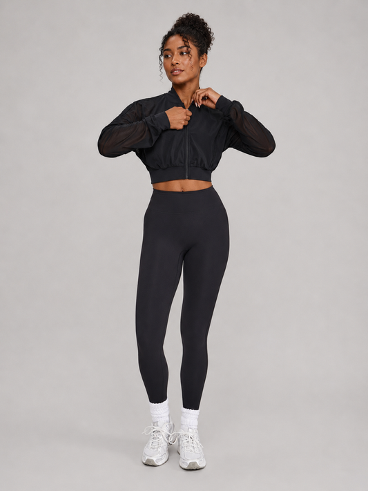 Exposed Mesh Jacke - Onyx Black – Ansicht 1