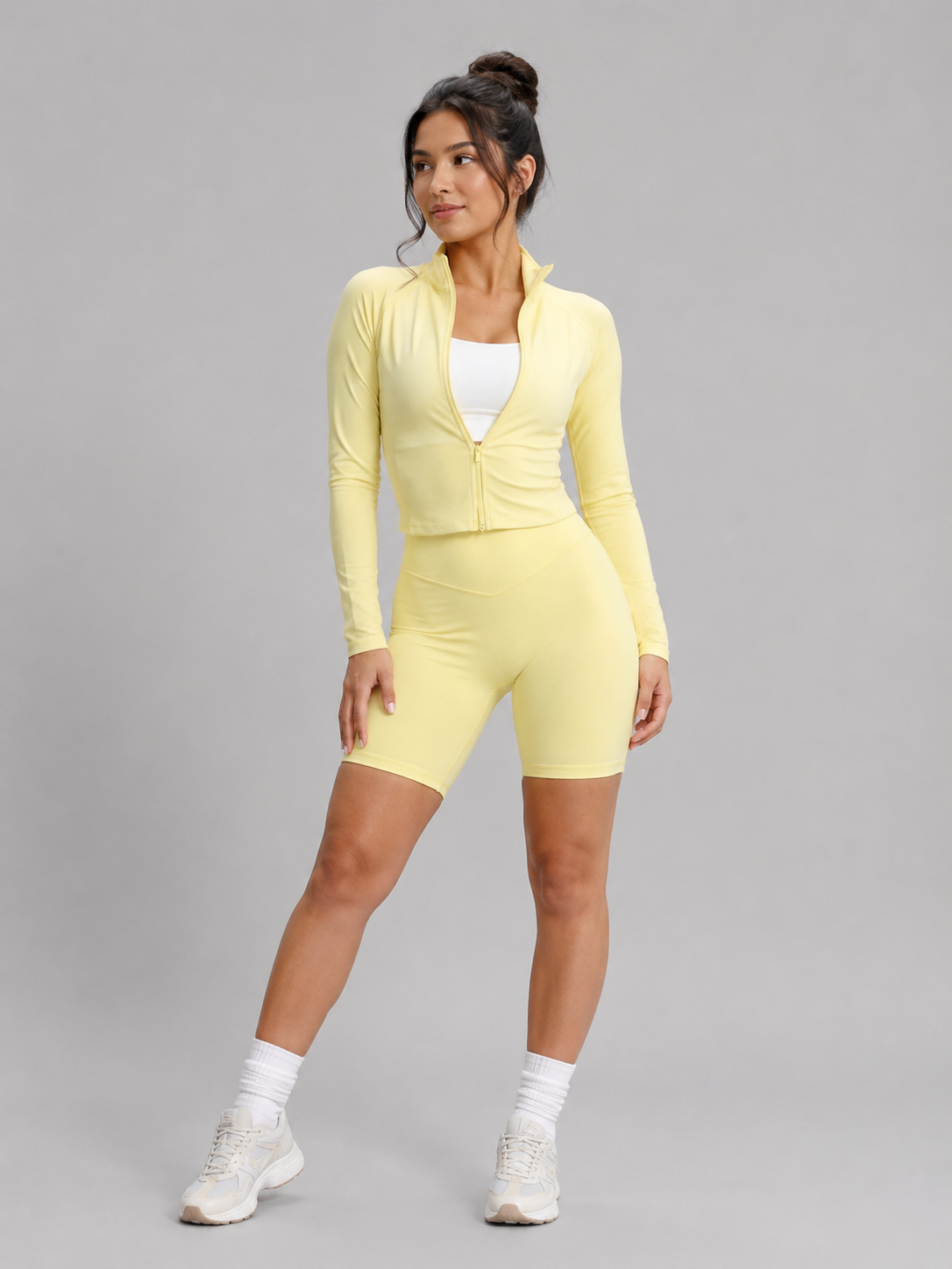 Dream Heather Zip Jacke - Heather Sunbeam – Ansicht 2