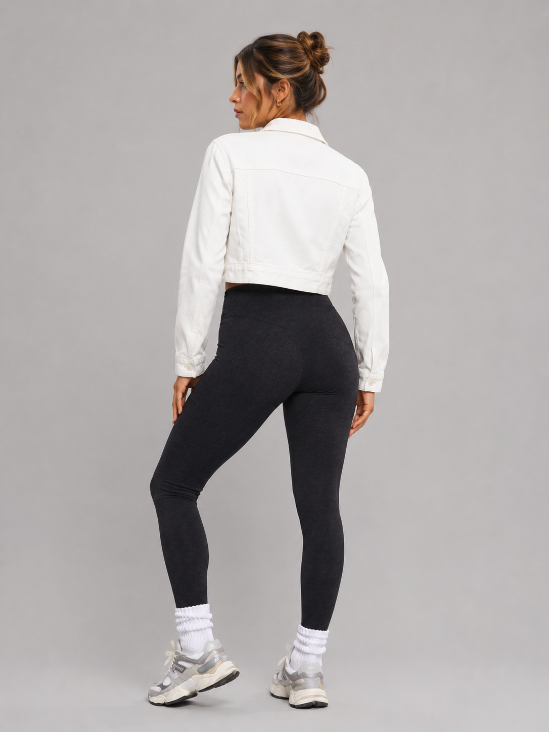 Desire Denim Jacke - White – Ansicht 3