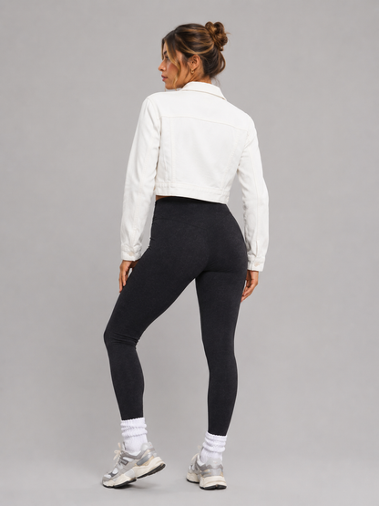 Desire Denim Jacke - White – Ansicht 3