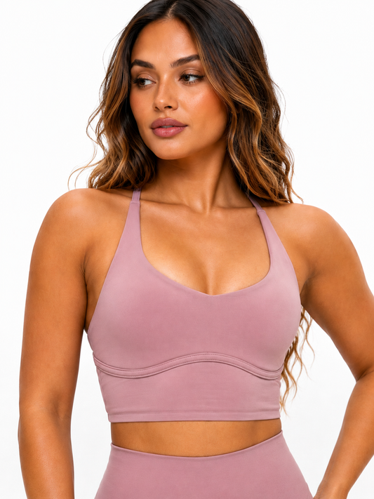 Poshknit Sports Bra - Rose Water – Ansicht 1