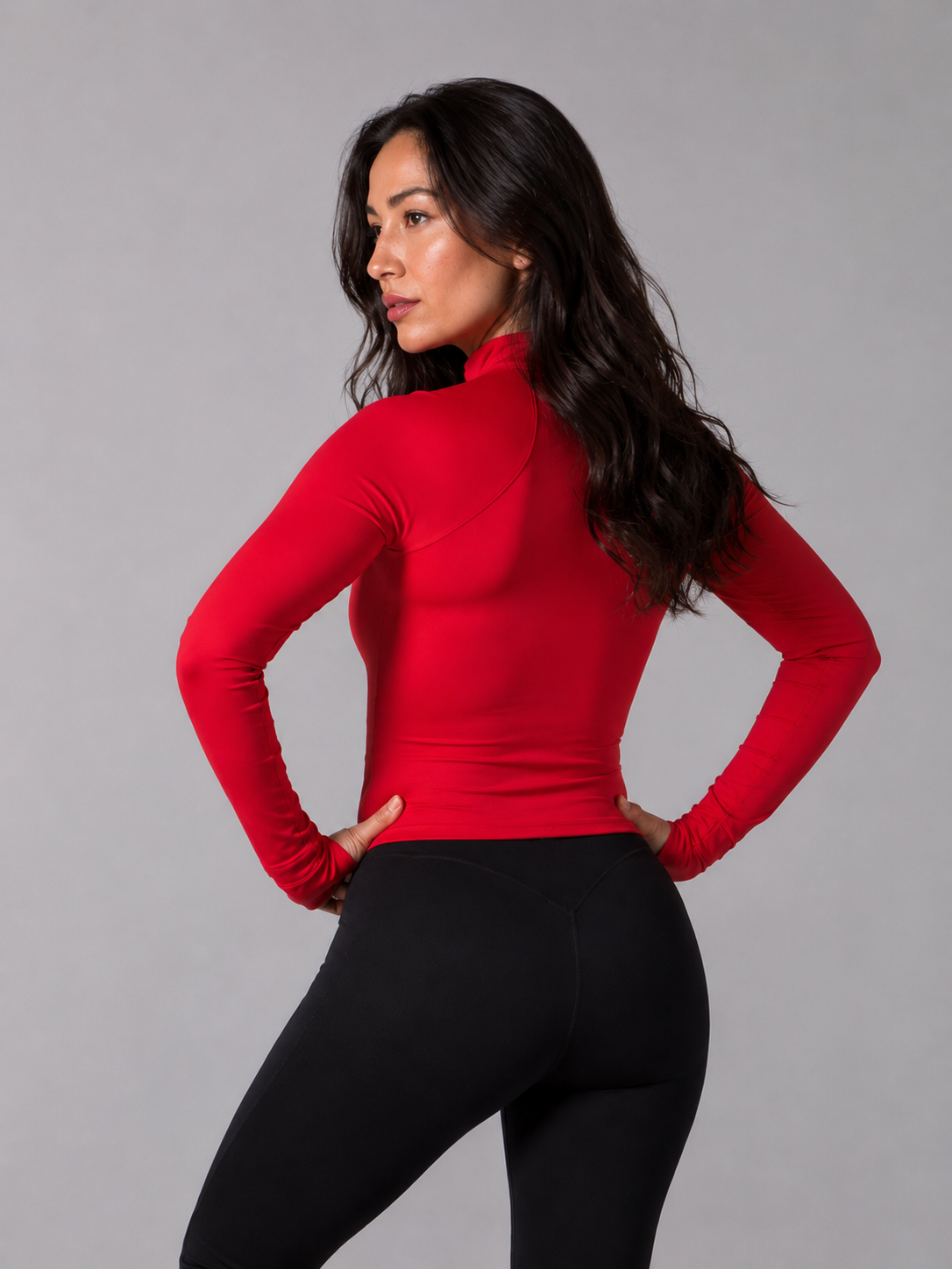 Phantom Hip Jacke - Lipstick Red – Ansicht 4