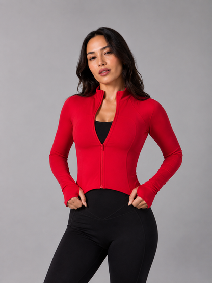 Phantom Hip Jacke - Lipstick Red – Ansicht 2