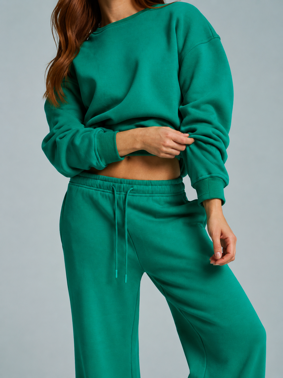 Plush Fleece Crew Pullover - Lucky Charm – Ansicht 2