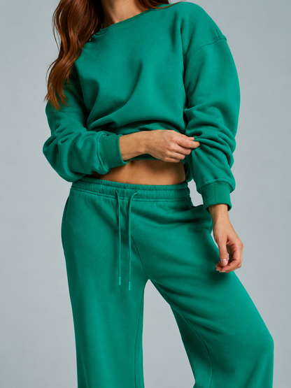 Plush Fleece Crew Pullover - Lucky Charm – Ansicht 2