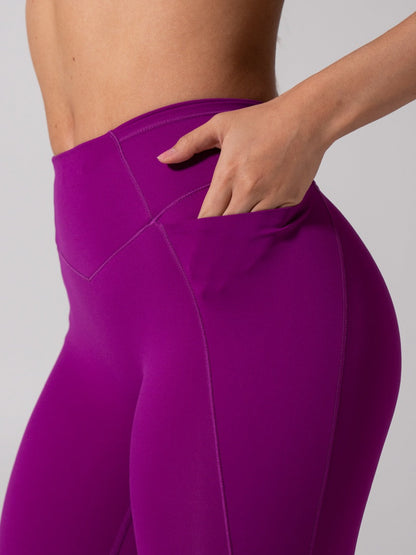 Airbrush Multi Pocket Legging - Grape Juice – Ansicht 4