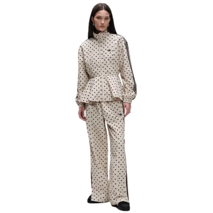 Polka Dot Jacke- und Hosen-Set – Ansicht 4