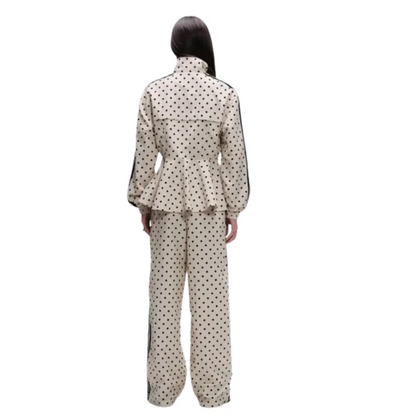 Polka Dot Jacke- und Hosen-Set – Ansicht 8